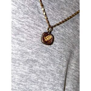 La Vie Parisienne 90’s Vintage Brown Topaz Necklace